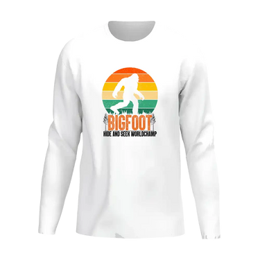 Bigfoot Hide And Seek Men Long Sleeve Shirt